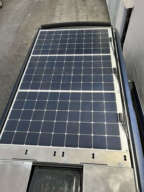 RV屋上太陽光パネルの適用
