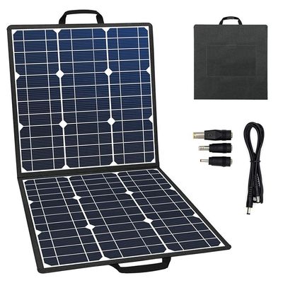 良い価格 屋外 18V 100W 太陽電池パネル 充電器 防水 折りたたむ太陽電池パネル キャンプ用 オンライン