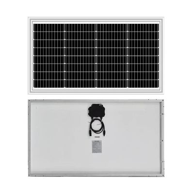 良い価格 60W 65w モノ ブラック ホワイト バックシート ガラス 太陽光パネル PV モジュール 薄い 極端な温度 20v Vmp 12v バッテリー セル オンライン