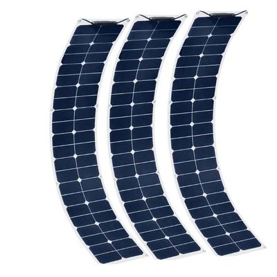 良い価格 22w 太陽光 柔軟な太陽光パネル リターンコンタクト ソーラーセル RV 車両 モーター オンライン