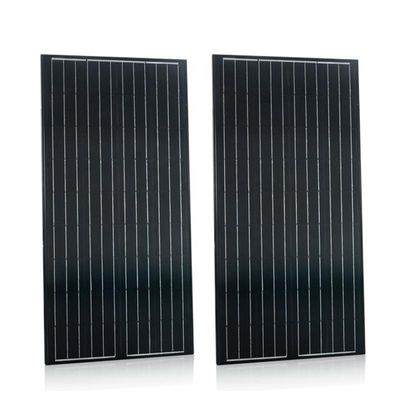 良い価格 モノ光伏ガラスソーラーパネル 150w 160w 180w 12vポリ結晶ソーラーパネル オンライン