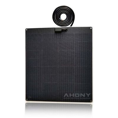 ソーラーパワー ウォーカブル 80W 半柔軟 太陽光パネル オフグリッド ブラック コンタクト 太陽光パネル