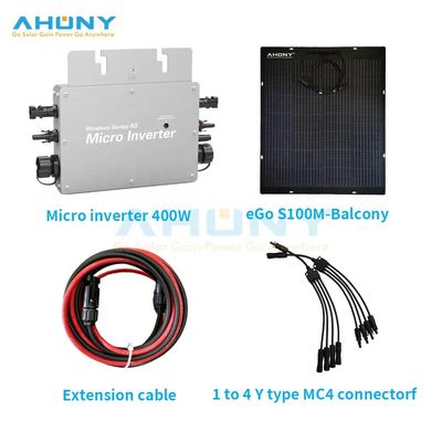 良い価格 オンオフグリッド マイクロインバーター 太陽光発電のエネルギーシステム 400w 600w 800W ホームバルコニー オンライン