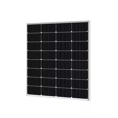 100W効率ガラス太陽光モジュール モノ太陽光電池 強力 20V LEDライト