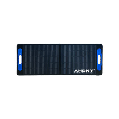 OEM ODM 耐久ハンドル 携帯太陽光パネルシステム 100w CE ROHS 屋外折りたたむ太陽光パネルキット