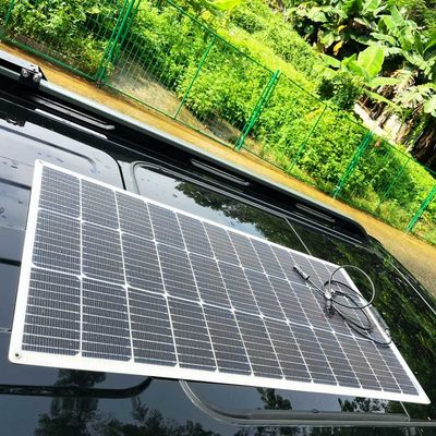 100W 防水薄膜透明プラスチック 太陽光柔軟パネル ボート車両のシェード 電力生産