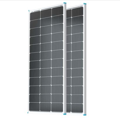 良い価格 RV 向け100W 20V モノクリスタル太陽光パネル マリン 屋上 農園 バッテリー 高効率の電池 オンライン